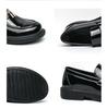 Men's Plus Size Leather Slip-on Loafers: Formal & Casual Thick Sole Shoes