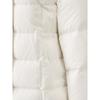 CC collect. Women S Fox Fur Belted Half Lightweight Down Cr c254pSg186