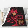 Custom Animated Anime Helluva Boss Blitzo Blanket 3D Printed Soft Flannel Fleece Warm Throw Blankets Car Bedding Sofa Bedspreads