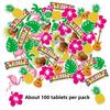 Pineapple Coconut Flamingo Guitar Pattern Confetti Birthday Decoration Party