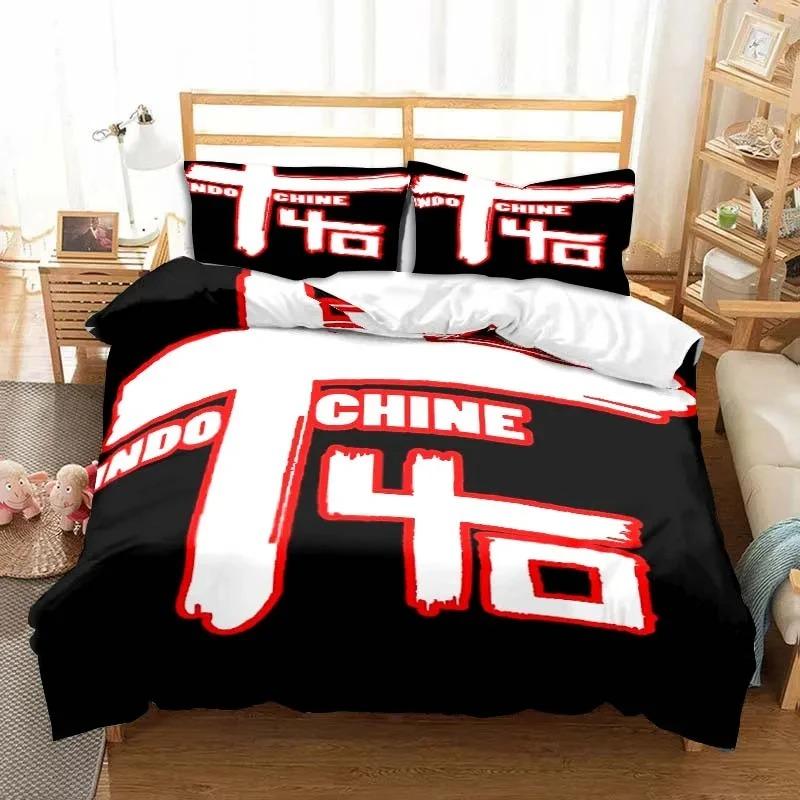 New Indochine Rock Band Bedding Set,Duvet Cover Comforter Bed Set Quilt Cover Pillowcase,King Queen Twin Size Boys Girls Adults