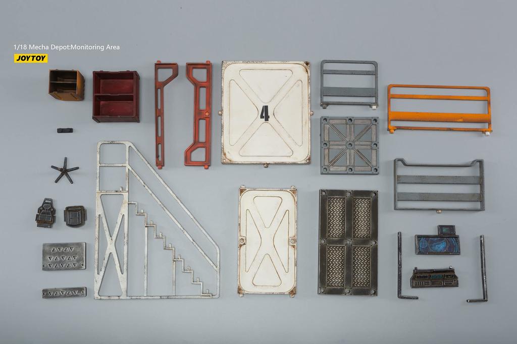 JOYTOY Sensei Mecha Hangar Überwachungsbereich Maßstabs-Diorama 1/18