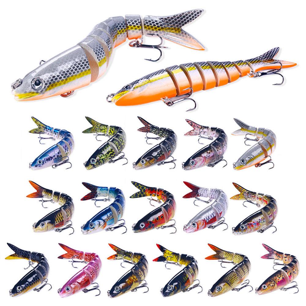Isca de Pesca Biônica Articulada - 16 Cores, 13cm/18g