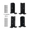 Adjustable Post Anchor Base Brackets 4pcs for Deck For Pergola Fence Railing on Wooden Posts Concrete Ground Installation