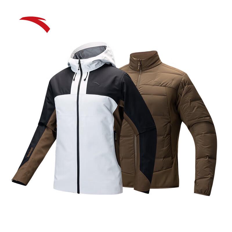 Anta Women s Storm Armor 3-in-1 Down Liner Hiking Jacket L