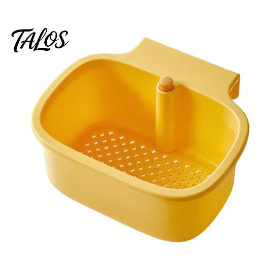 Sink Filter for Food Residue Hanging Strainer Basket, One-Press Waste Catcher, Anti Clogging Practical Kitchen Gadget Filter, Storage Basket