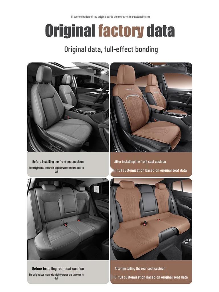 Buick Regal Suede Half-Pack Car Seat Cover Cushion
