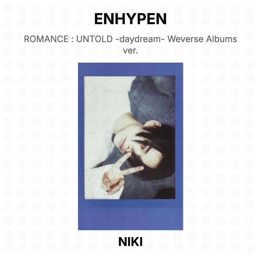 ENHYPEN-ROMANTIK : UNTOLD -daydream- Weverse Alben Version. Offizielle Fotokarte