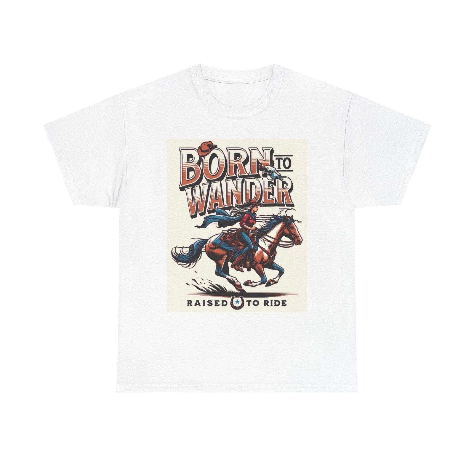 Men s and Women s T-shirts Born To Wander Graphic XL