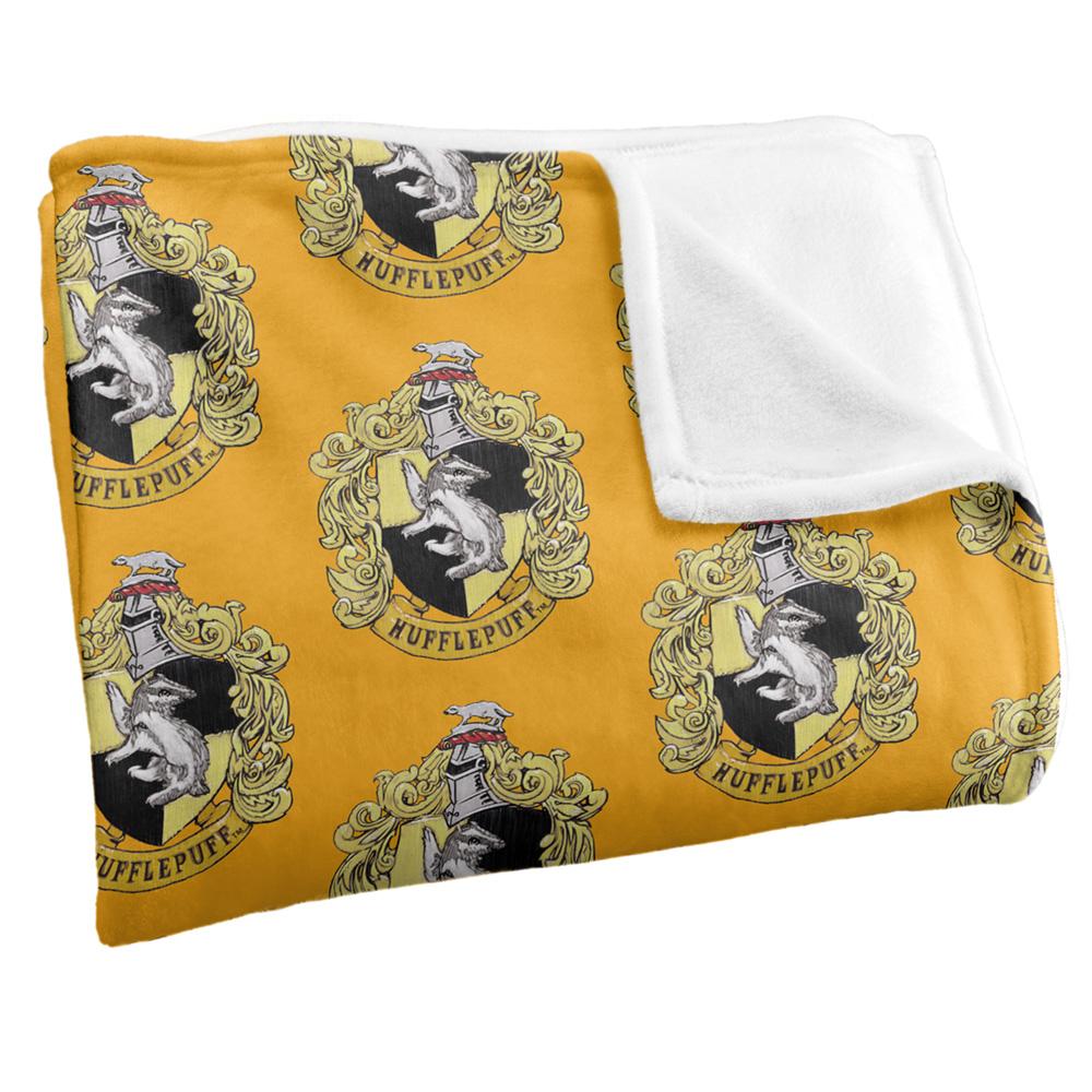 Harry Potter Hufflepuff Repeat Print Blanket