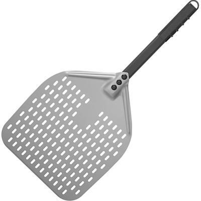Pizza Shovel with Short Handle, Perforated, Square, 300 X 660 Mm, Hendi 618097