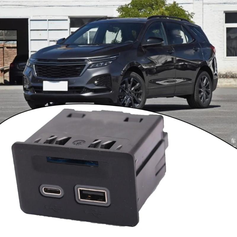 USB Port Socket Assembly Center Console Auxiliary for 1500 USB Socket Replace 13525431 13529869 13512377