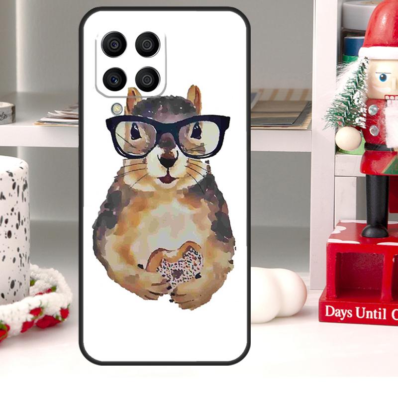 Cartoon Squirrel For Samsung Galaxy M13 M33 M53 M52 M32 M12 M14 M34 M54 M21 M31 M51 M20 M15 M55 M30s Case