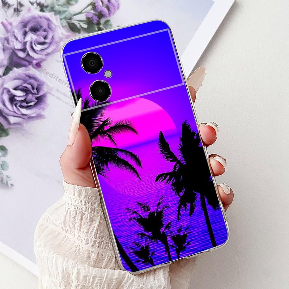 For Xiaomi Poco M4 5G Case New Luxury Painted Cover Liqiud Silicone Phone Case For Xiaomi Poco M4 Pro 4G PocoM4 Pro 5G Soft Bags