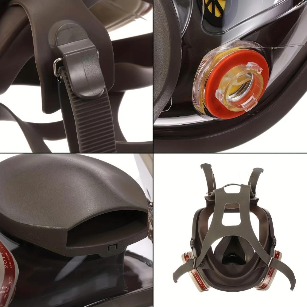 Mască pentru față completă Respirator pentru vopsire, pulverizare și siguranță chimică Protecție cu formaldehidă Model 6800