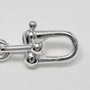 TIFFANY&Co. hardware small link Necklace Silver925 44g _ Used