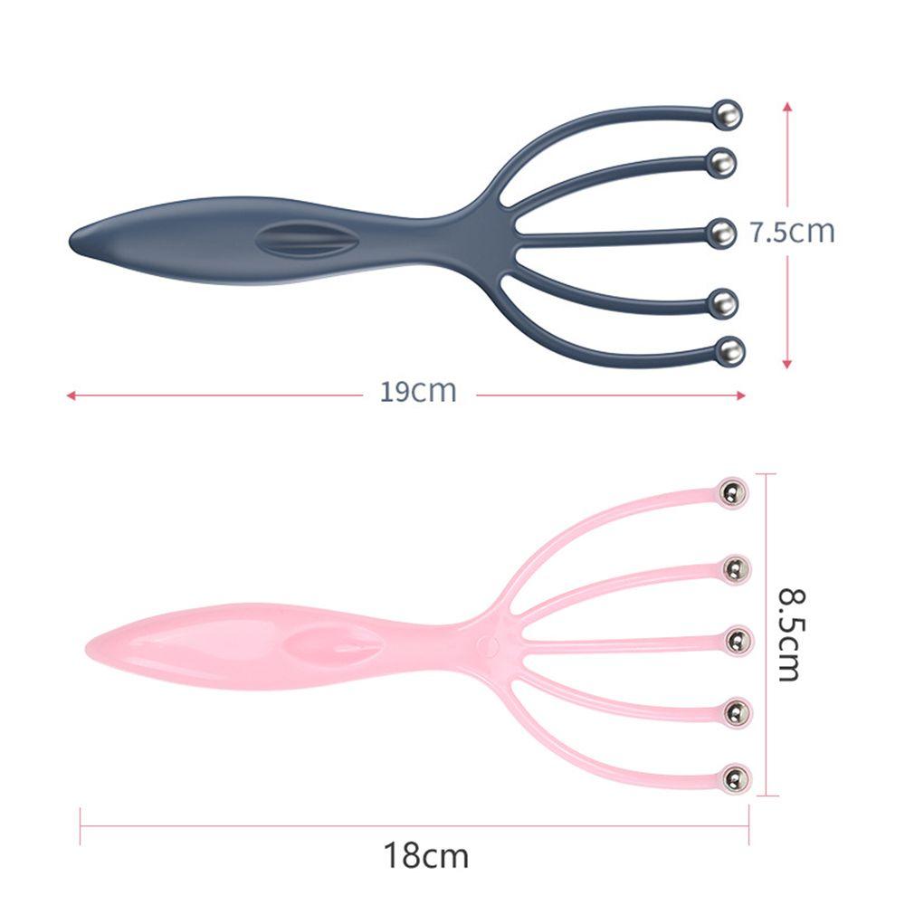 Stress Relif Steel Ball Health Care Five Finger Head Massage Neck Massage Tool Scalp Massager