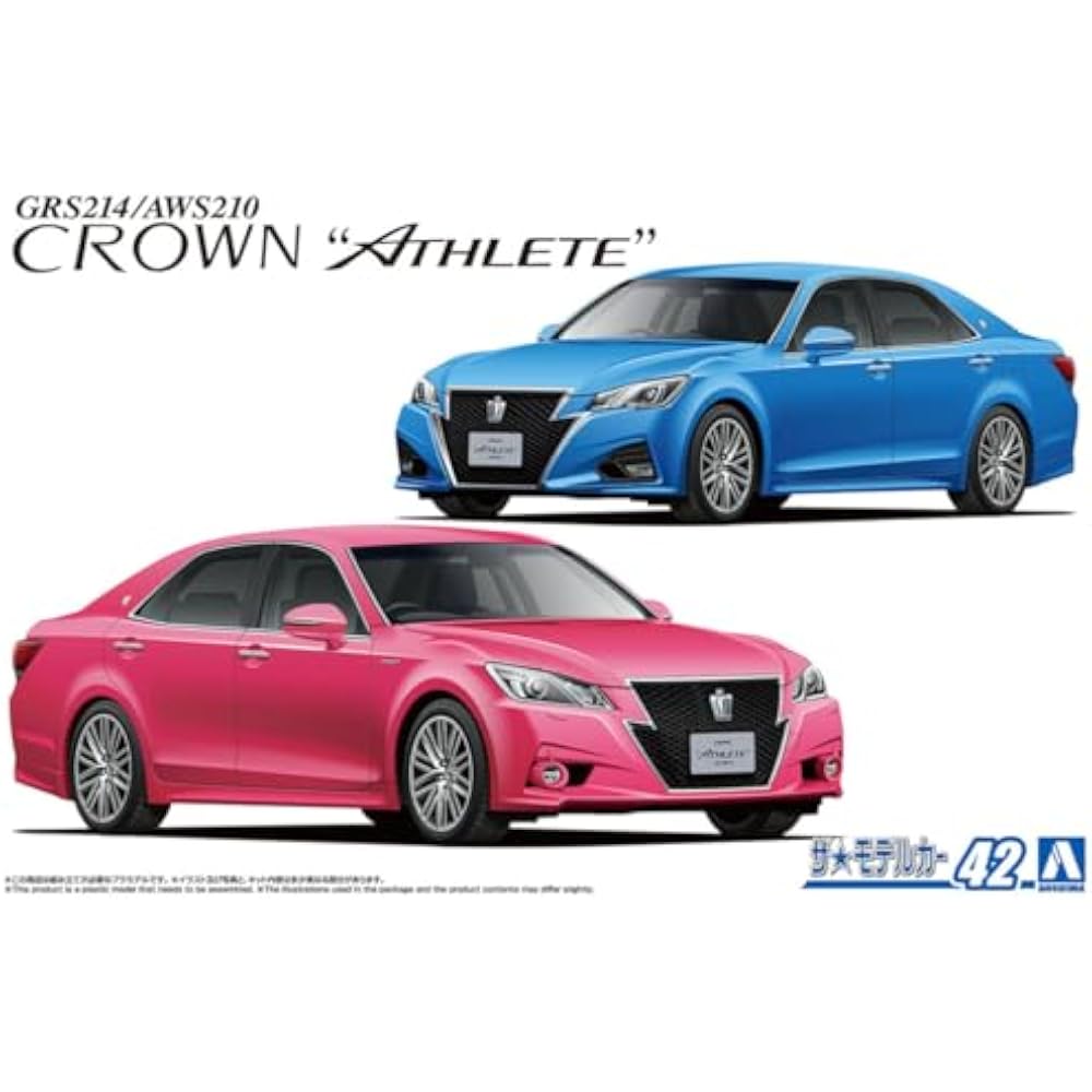 Aoshima Bunka Kyozai (AOSHIMA) 1/24 The Model Car Series No. 42 Toyota GRS214/AWS210 Crown Athlet...