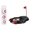 Adjustable Red Laser Golf Putter Aid with Automatic Ball Return and Double Line Alignment