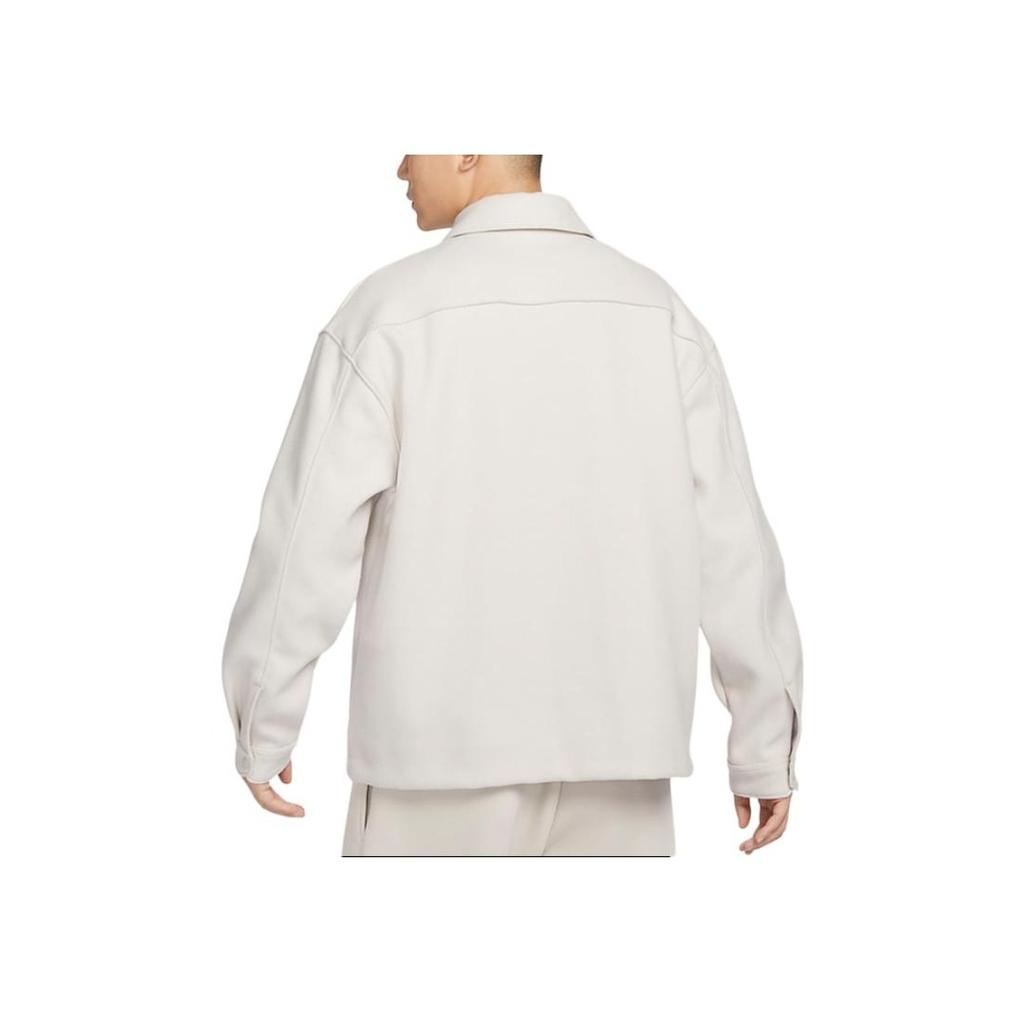 Nike Comfortable Loose Casual Solid Color Jacket Men Jackets Off-White HF0133-104