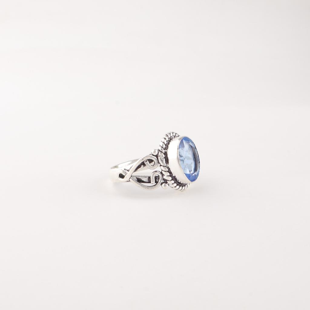 925 Sterling Silver Tanzanite Gemstone Jewelry Handmade Ring For Valentines Gift RR-8-9