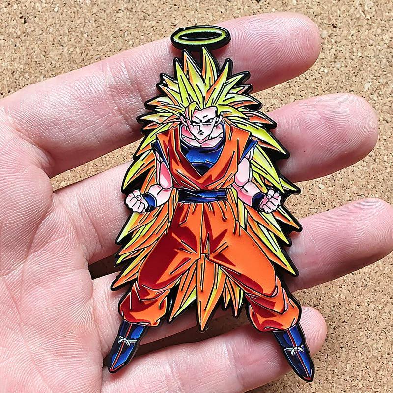 Anime Dragon Ball Enamel Pins Goku Dragon Super Saiyan Brooches Backpacks Clothing Jewelry Metal Badge Accessories Gifts