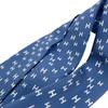 HERMES Business commute H All-over pattern silk tie Navy silk Used