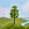 Mini Cherry Blossom Bonsai: Artificial Green Plant Decoration for Micro Landscapes.