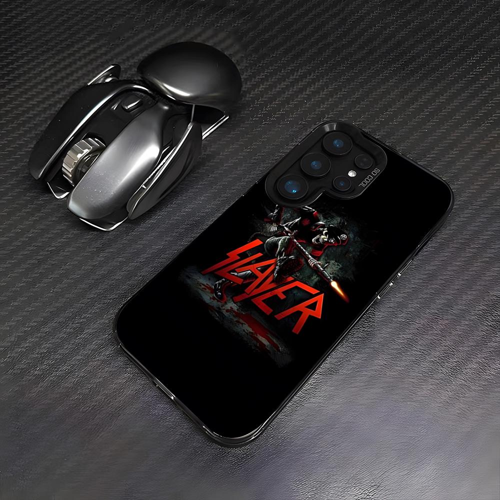S-Slayer Metal Rock Band Handyhülle Für Samsung S26 S25 Plus S20 S20 Plus S22 Ultra S23 FE S21 Plus S21 Ultra Buntes Cover