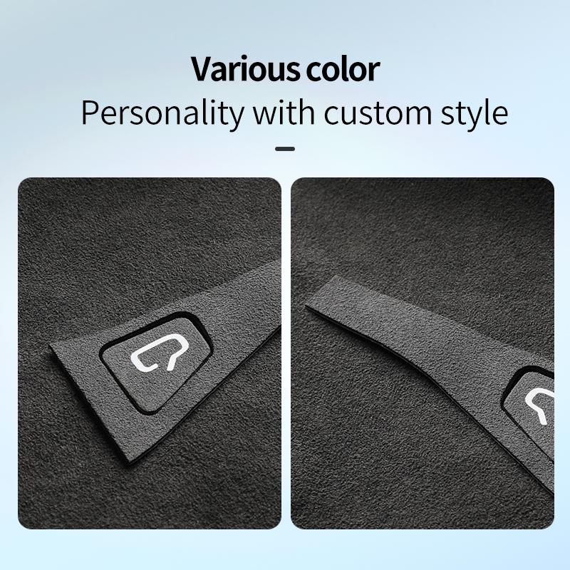 AAAIT1 Car Window Control Panel Trim Sticker for Tesla Model 3 Model Y 2023-2018 Alcantara Door Lifting Switch Button Decor Cover