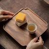Walnut Tray Simple Hotel Tea Tray Rectangular Small Tea Table Household Dry Brewing Table Plate