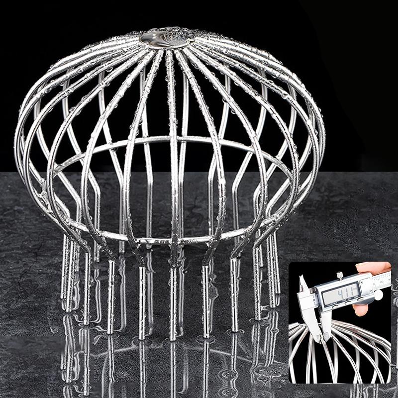 Strainer Garden Landscaping Floor Drain Gutter Guard 304 Stainless Steel Mesh Cover Stops Leaves Seeds Debris Gutter