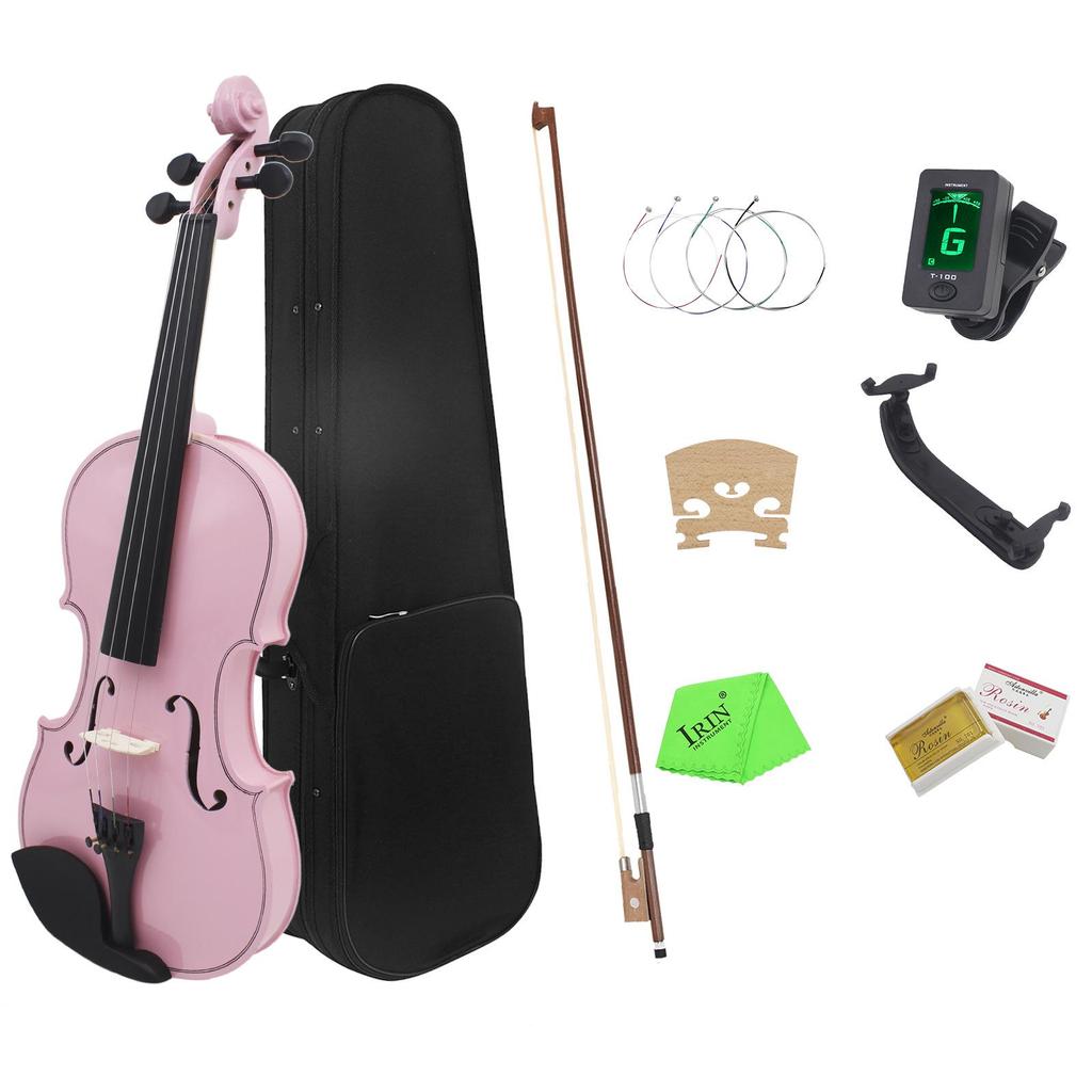 4/4 Solid Wood Beginner Violin Set for Adults and Children