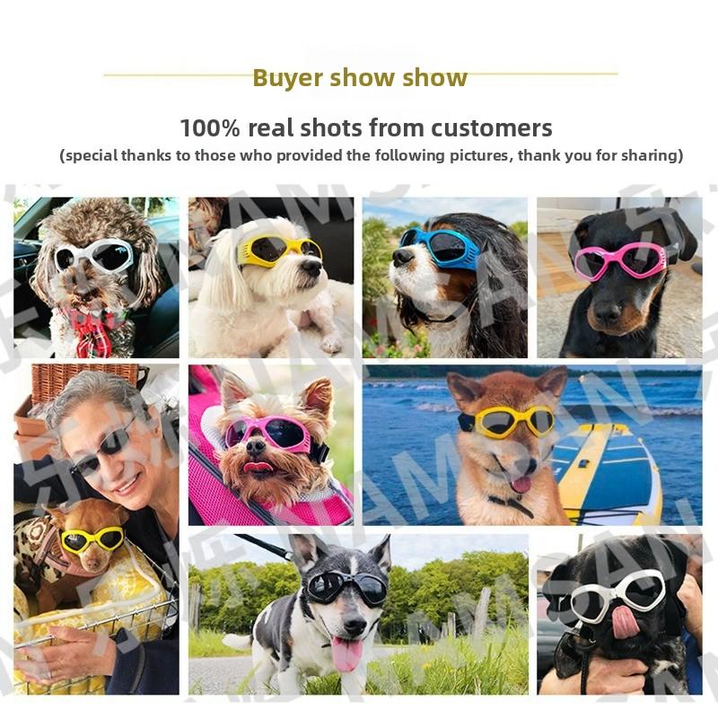 Gafas de sol plegables para mascotas, accesorios creativos para perros y gatos, gafas de esquí
