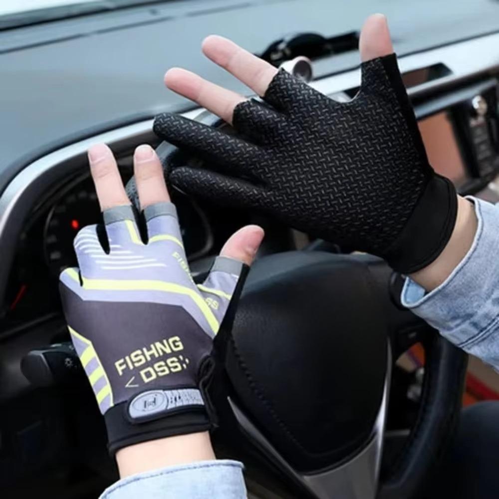 Anti-Slip Fishing Gloves Wear-resistant Summer Outdoor Breathable Angling Cycling Sports Gloves Fishing Apparel Fishing Gloves 6