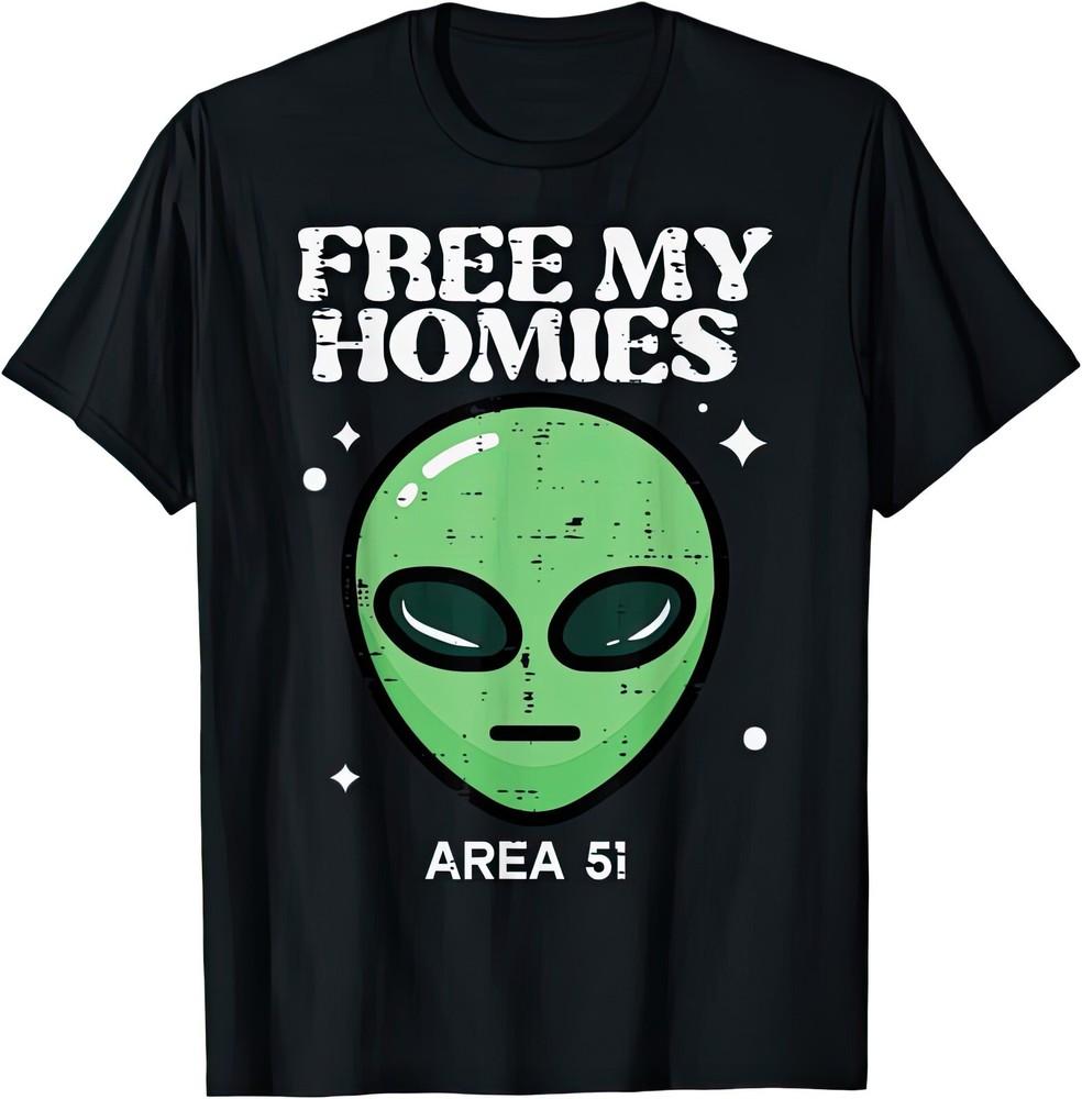 Free My Homies Area 51 Alien T Shirt