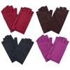 Protector Sunscreen Stretch Breathable Elastic Half Finger gloves Mittens Anti-UV Driving Gloves