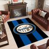 Inter Milan Personalized Text Carpet Design for Hallway Foyer Living Rooms Bedrooms Anti-slip Rug Office home decor