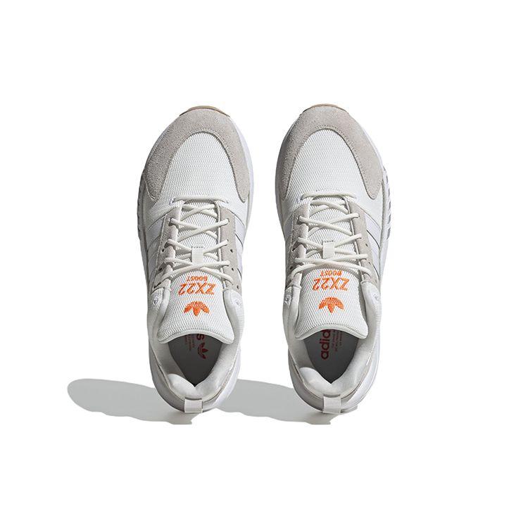 Adidas Oryginalne ZX 22 Boost Wygodna Amortyzacja Antypoślizgowe Odporne na Ścieranie Niskie Casualowe Buty do Biegania Trampki Unisex Białe HP2784