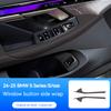 For BMW 5 Series G60 2024 Car Interior Door Handle Protect Cover ABS Inner Door Pull Trim Decora Stickers Auto Styling Accessor