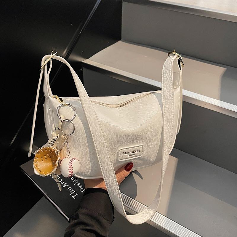 Fashion commuter shoulder bag soft leather bag women's new versatile portable simple messenger bag