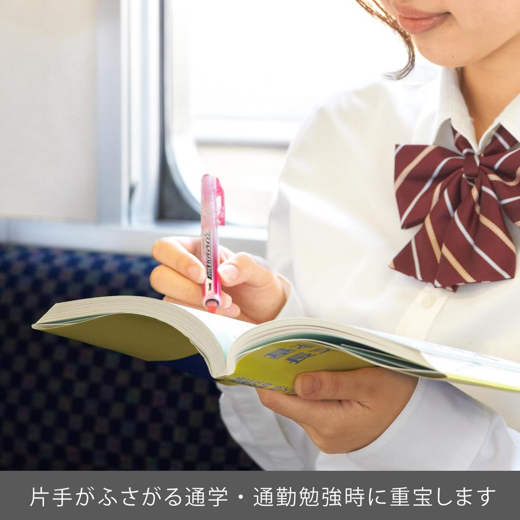 Pentel Highlighter Knock Handy Line 10 Pen, Style, S, 3-Color Set, Pens, SXNS15-3(10)