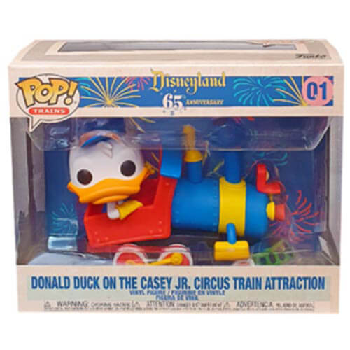 Disneyland 65th Donald In Train Engine Pop! Vinyl
