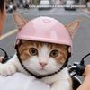 Pet Helmet Pink Dog Cat Motorcycle Pet Dog Motorcycle Sports Outdoor Pet Accessories Headwear