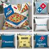 Food Anime D-Domino's Pizza Pillow Case Plush Fabric Soft Double Sided Print Home Sofa High Quality Cushion Cover Throw