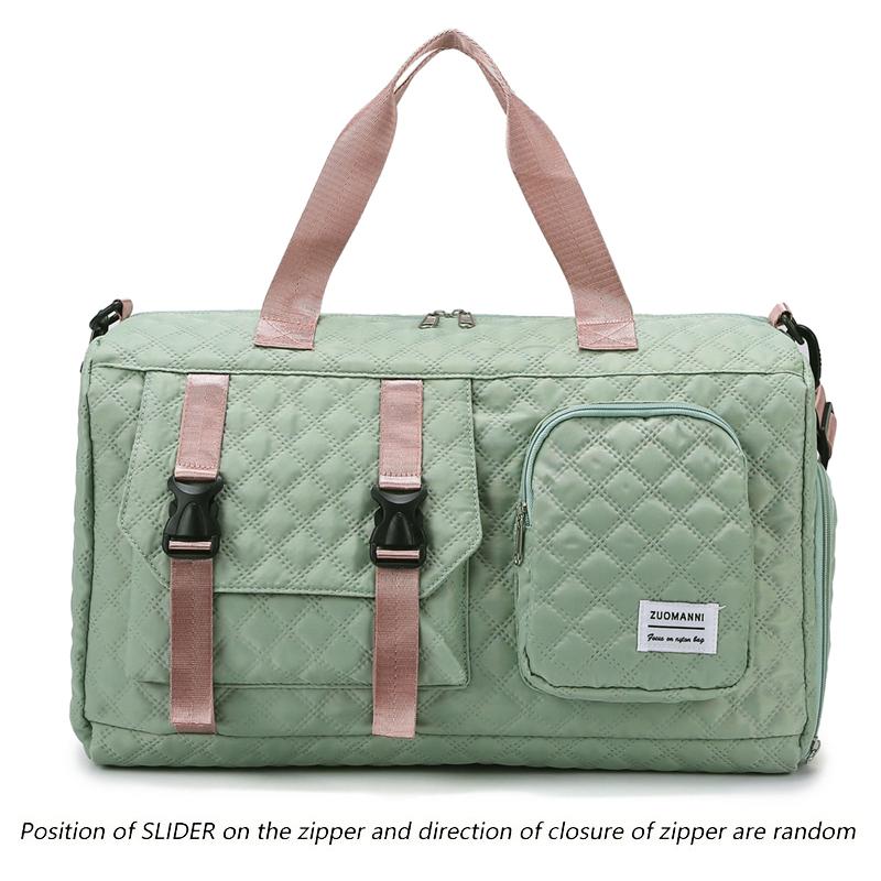 Travel Bag  Durable Nylon Travel Duffle Bag Portable Sports Gym Bag for Overnight Trips Shoulder Duffel Training Bag