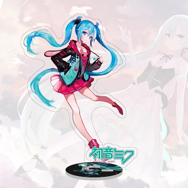 29 Types Hatsune Miku Anime Figure 16Cm Acrylic Key Chain Ornaments Presents Pendant Buckle Two-Sided Hatsune Miku Model TOYS Gift