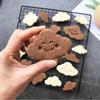 5PCS/set Cloud Cake Mold Set Durable Plastic Fondant Cutter for Cakes Cookies Biscuits Chocolates Sugarcraft Stamp Plunger Mold