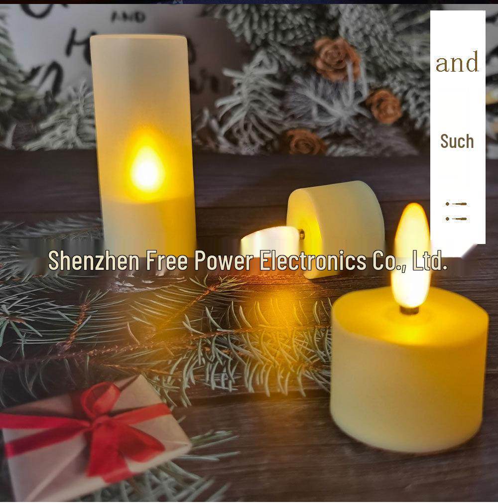 Rechargeable LED Candle Lamp with Remote Control Timer for Halloween Decoration