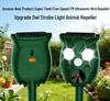Repelente ultrasónico de animales con energía solar para exteriores